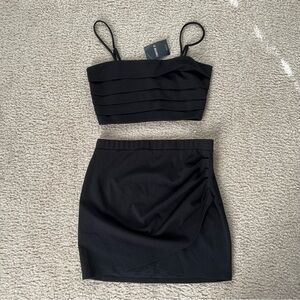 F21 2-piece Crop Top/Skirt Set